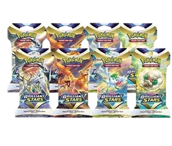 Brilliant Stars Sleeved Booster Pack Art Bundle (Set of 8)
