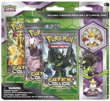 Fates Collide 3-Pack Pin Blisters - Mega Alakazam
