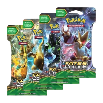 Fates Collide Sleeved Booster Pack Art Bundle (Set of 4)