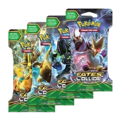 Fates Collide Sleeved Booster Pack Art Bundle (Set of 4)