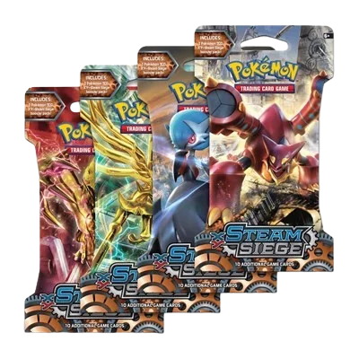 Steam Siege Sleeved Booster Pack Art Bundle (Set of 4)