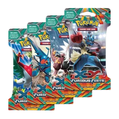 Furious Fists Sleeved Booster Pack Art Bundle (Set of 4)